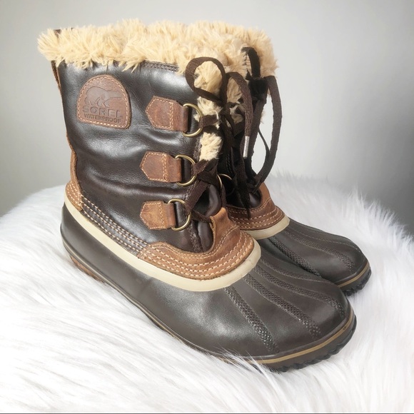 Sorel Shoes - Sorel Women's Slimpack Winter Boots Brown Trail 10
